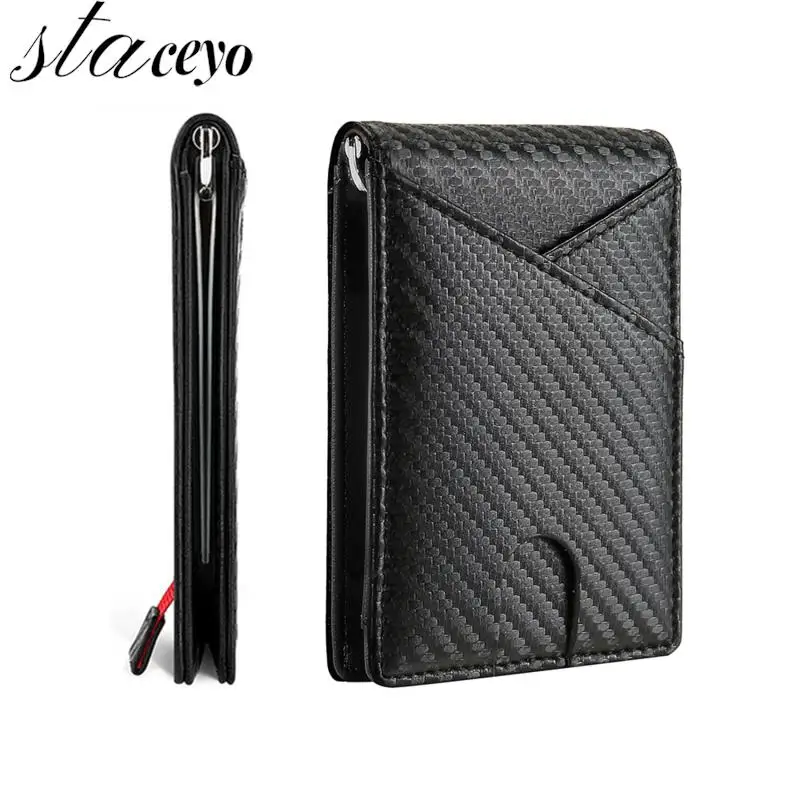 

Men Wallets Money Bag Slim Thin Card Man Wallet Luxury Male Small Short Purse Bi-fold Vallet Billfold
