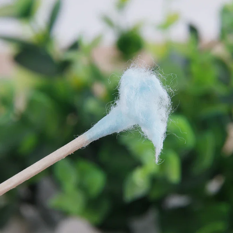 300 шт./коробка чистые ватные палочки для макияжа