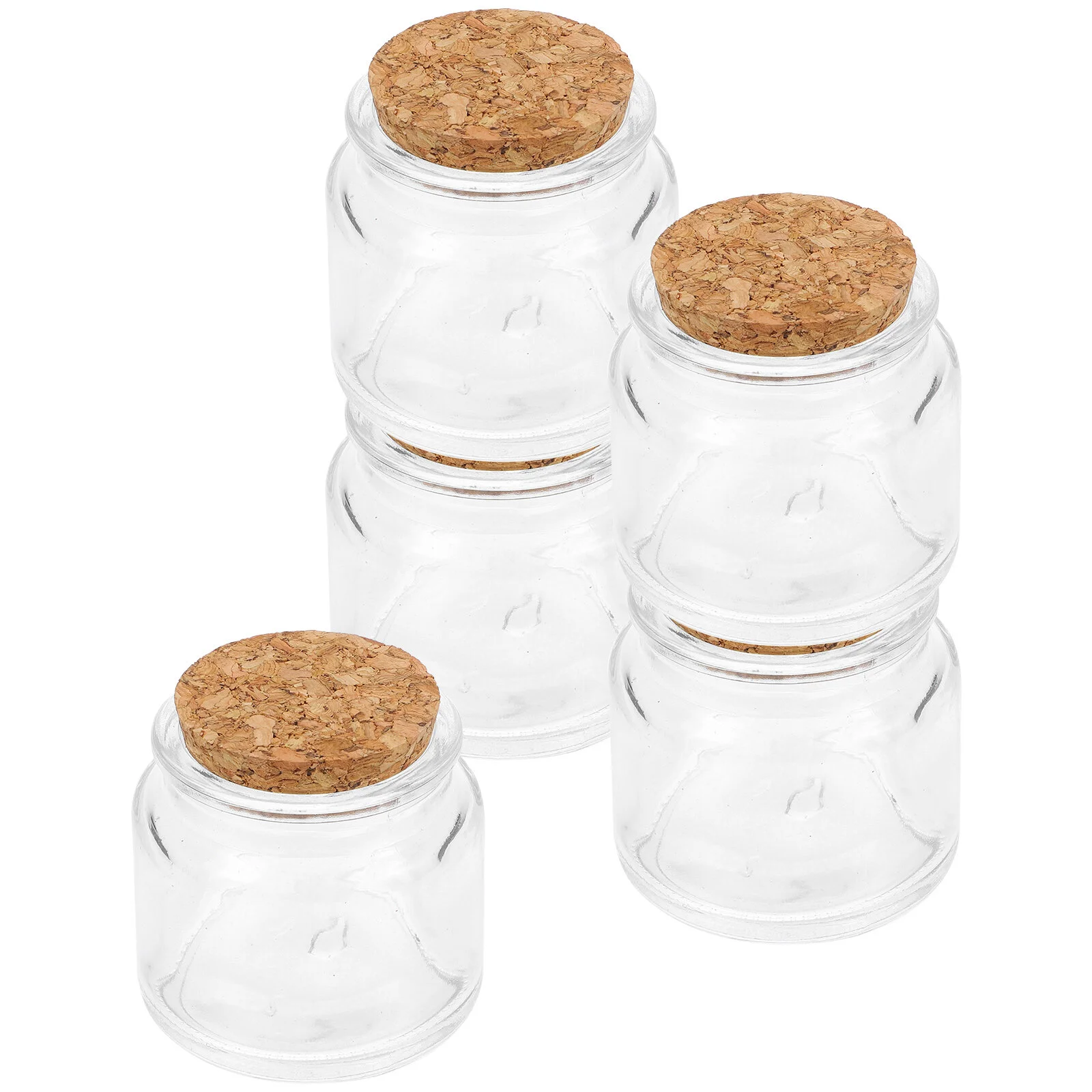 

Medicine Bottle Tealight Candless Lids Small Glass Jar Cup Tea Light Container