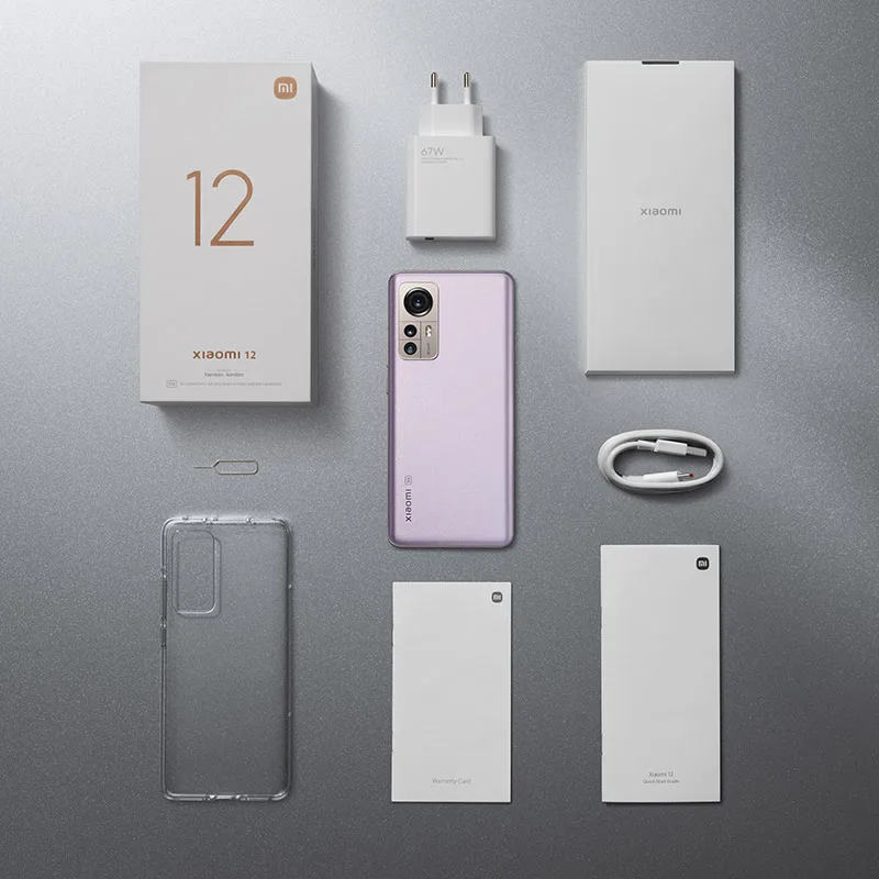 Global Version Xiaomi 12 Smartphone 128GB/ 256GB Snapdragon 8 Gen 1 NFC FHD 6.28 Display 120Hz 67W Turbo Charging 50MP Camera
