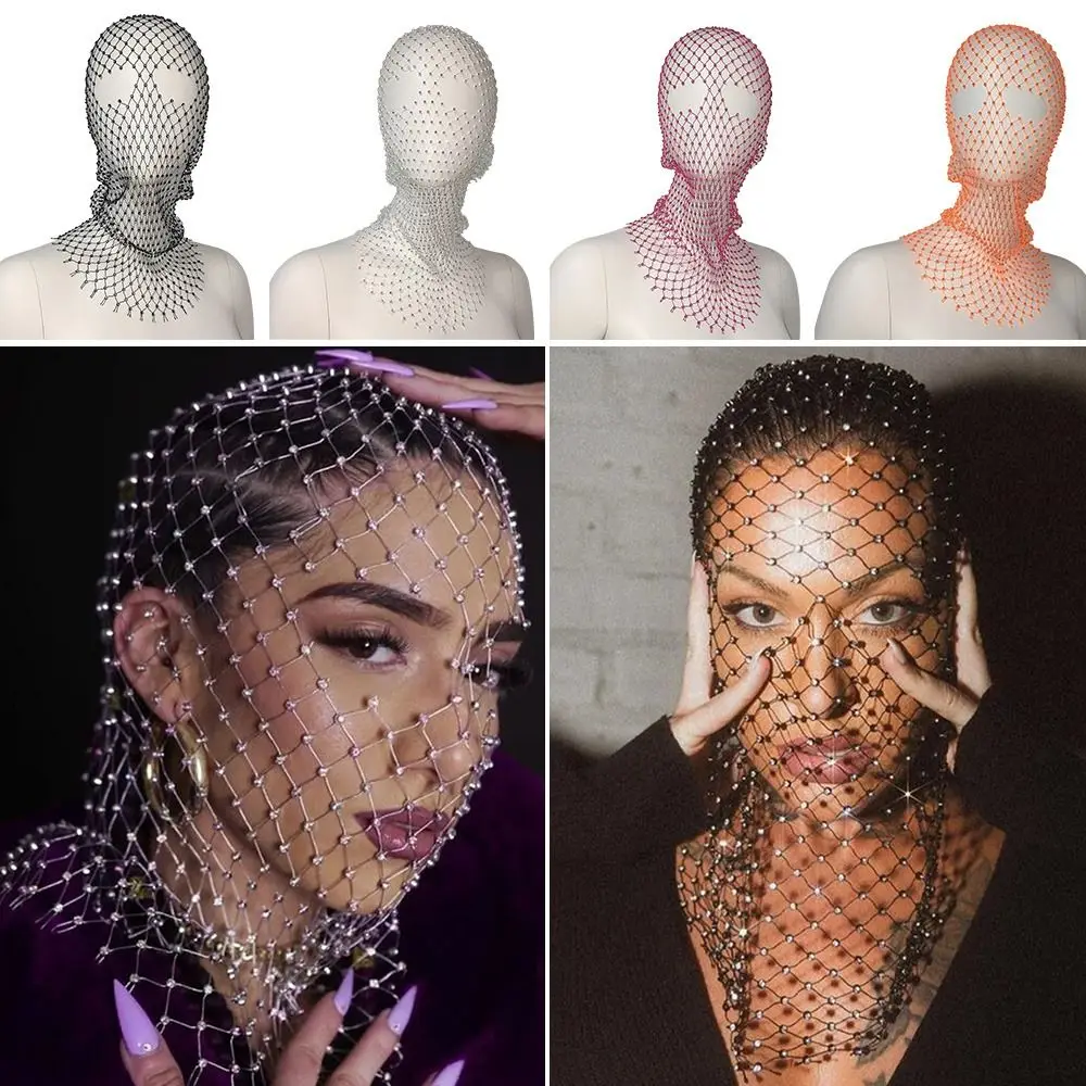 

Женская Блестящая Маска для головы в виде бриллианта