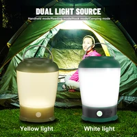 portable 8led camping flashlight 6 modes rechargeable usb built in battery tent lamp camping outdoor fishing emergency lantern