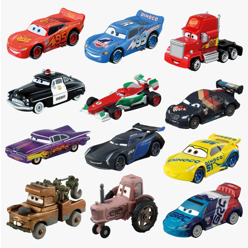 Фото TAKARA TOMY Tomica Cars Mater Lightning McQueen Jackson Storm, игрушечный автомобиль из сплава, литая под давлением металлическая модель, подарки для детей №1