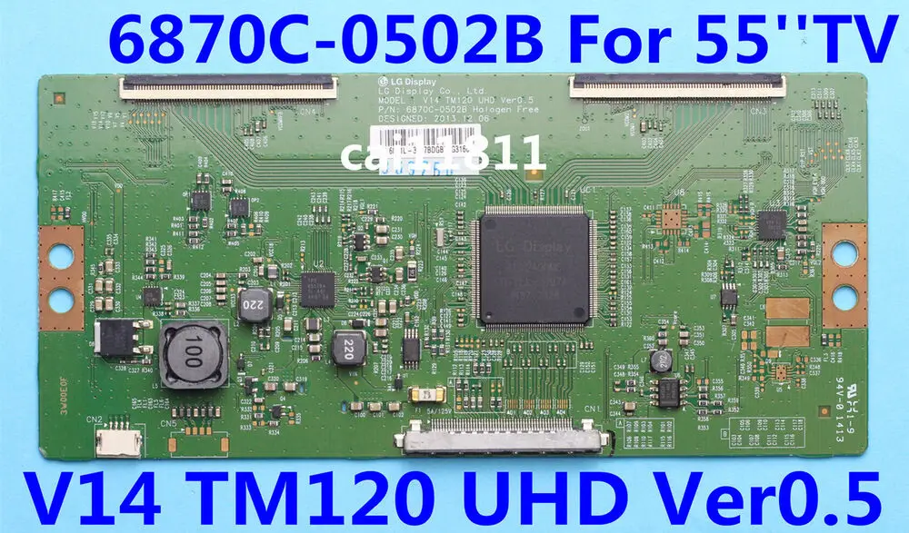 

For LG T-Con Board 6870C-0502B For 55'' V14 TM120 UHD Ver 0.5