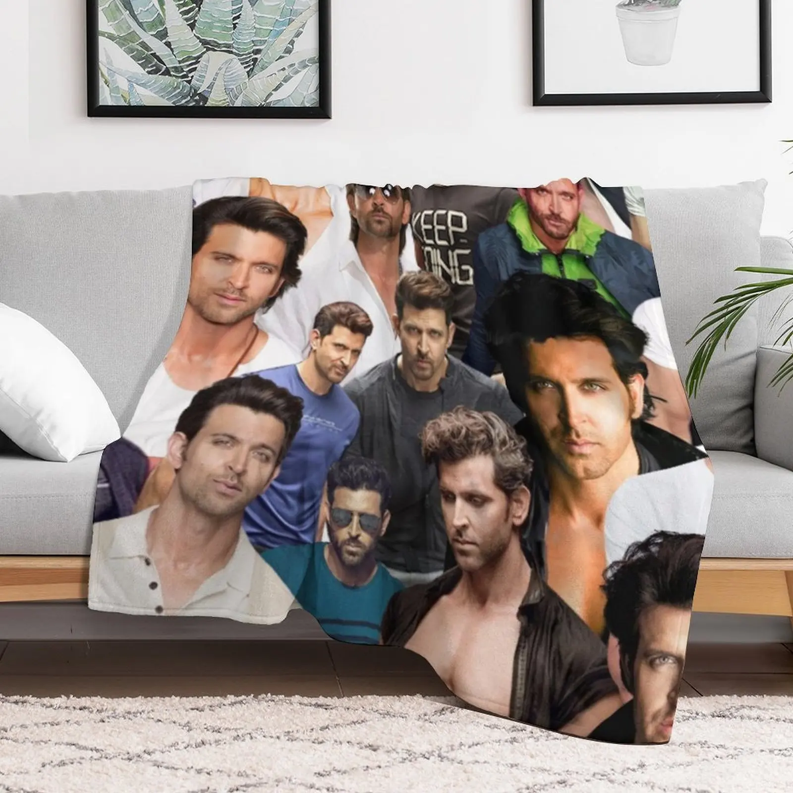 Кристотик Рошан фотоколлаж пледы среда персонализированные подарочные одеяла