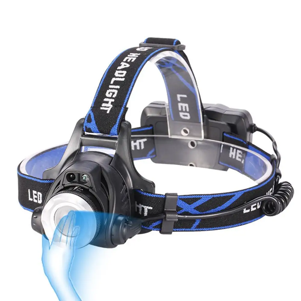

Usb Rechargeable Led Headlight Super Bright Headlamp Waterproof Head-Mounted Flashlight For Night Fishing Hiking