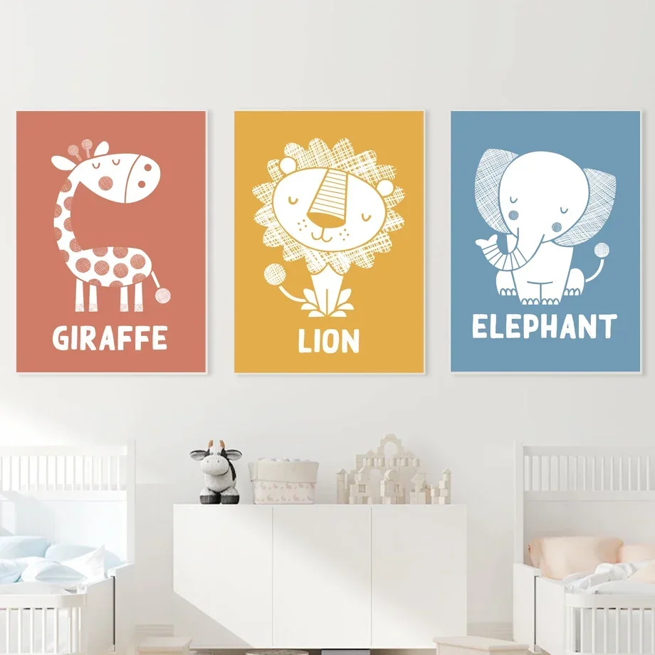 Настенная картина для детской комнаты настенная Картина на холсте скандинавские