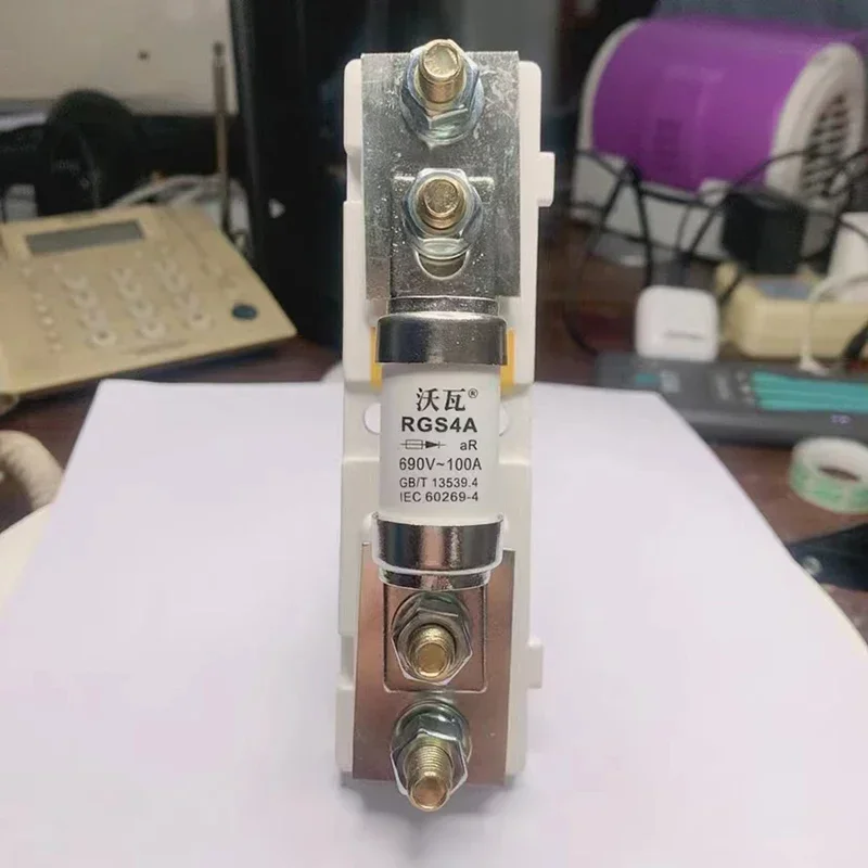 Фото Предохранитель болтового типа RGS4A 660GH 100A 125A 160A 200A №3