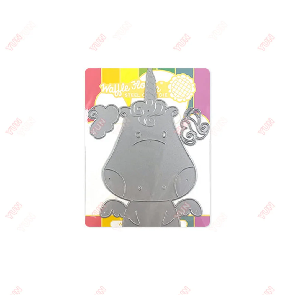 

Be a Unicorn Die Metal Cutting Dies Mold Craft Decoration Embossing Template DIY Greeting Card Handmade