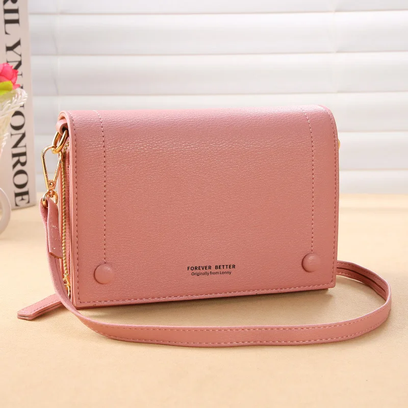 

New Small Square Bag for Women Pu Leather Solid Color Shoulder Messenger Bags Large Capacity Crossbody Bag Ladies Casual Handbag
