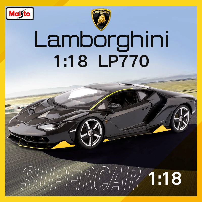 

Maisto 1:18 Lamborghini LP770-4 Centenario High Simulation Diecast Car Metal Alloy Model Car kids toys collection gifts B520