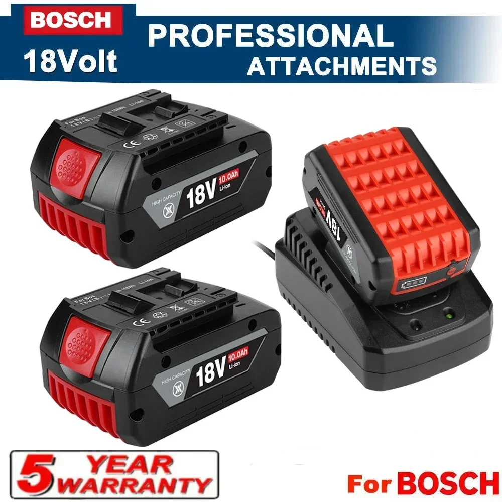 Сменный литий-ионный аккумулятор BAT610G + AL1820CV для Bosch Professional