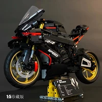 2022 new technical motorcycle m1000 rr toys 1920pcs model vehicle racing car building block bricks moc 42130 motorbike kid gifts