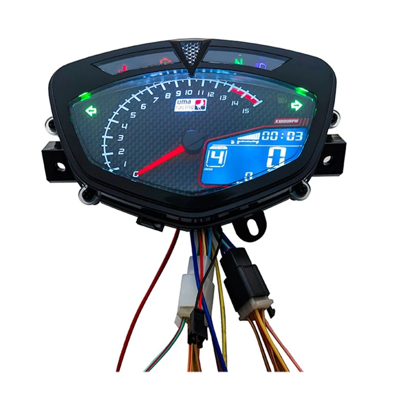 Цифровой измеритель для Yamaha Lc135 V1 Jupiter MX Copy Uma мотоциклетный спидометр ЖК-дисплей