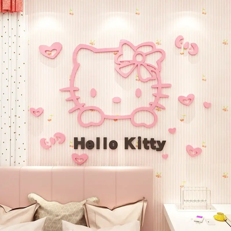 

TAKARA TOMY Cartoon Decoration for Children's Room, Girls' Bedroom, Women's Dormitory, 3D Three-dimensional Acrylic Wall Sticker