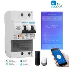 2P eWelink Din rail WIFI умный измеритель энергии измеритель мощности кВтч с Alexa google для умного дома