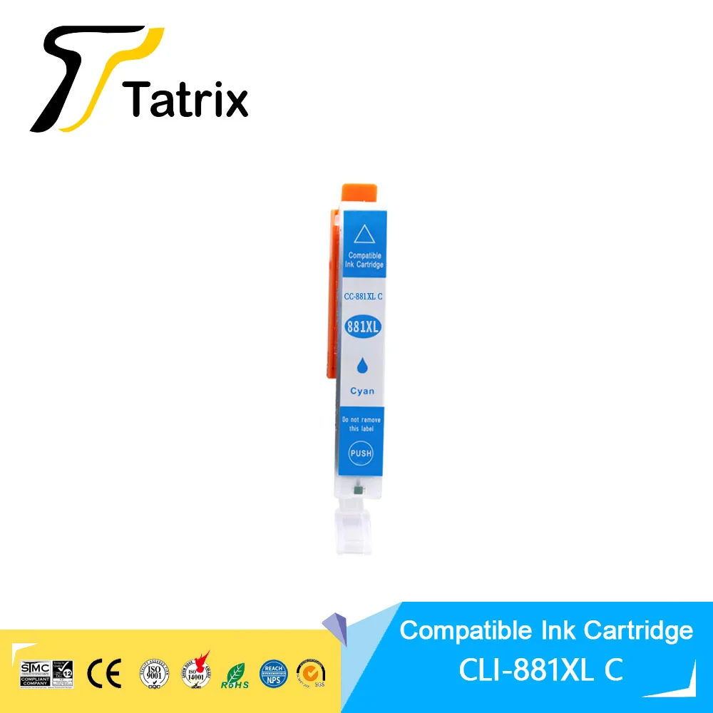 Для Canon PGI880 CLI881 XXL картридж для принтера PIXMA TS708/TS6180/TS6280/TR8580/TS8180/TS8280/TS9180