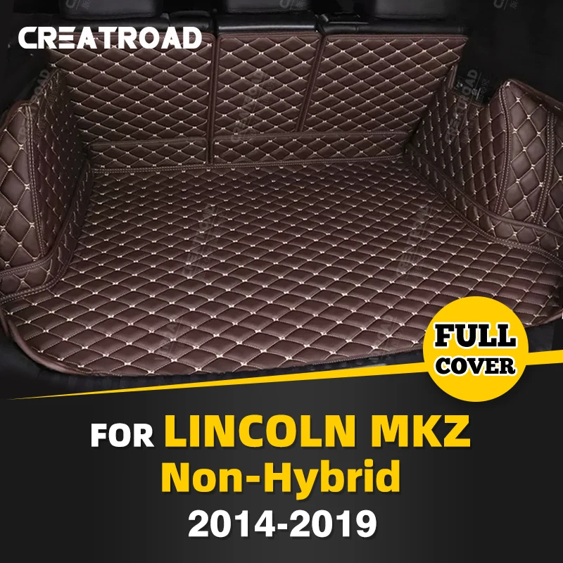 

Автомобильный коврик для багажника с полным покрытием для Lincoln MKZ, не гибридный, 2014-2019, 18, 17, 16, 15, защитная накладка на багажник автомобиля, аксессуары для защиты интерьера
