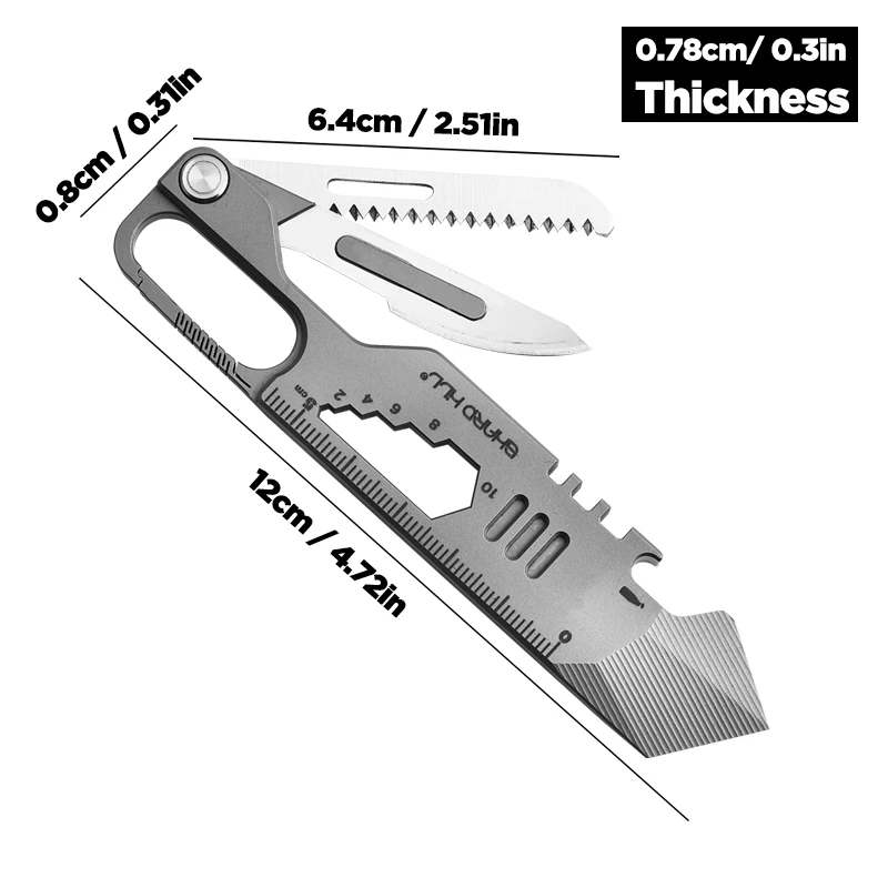 Титановый многофункциональный нож Sharp Hill