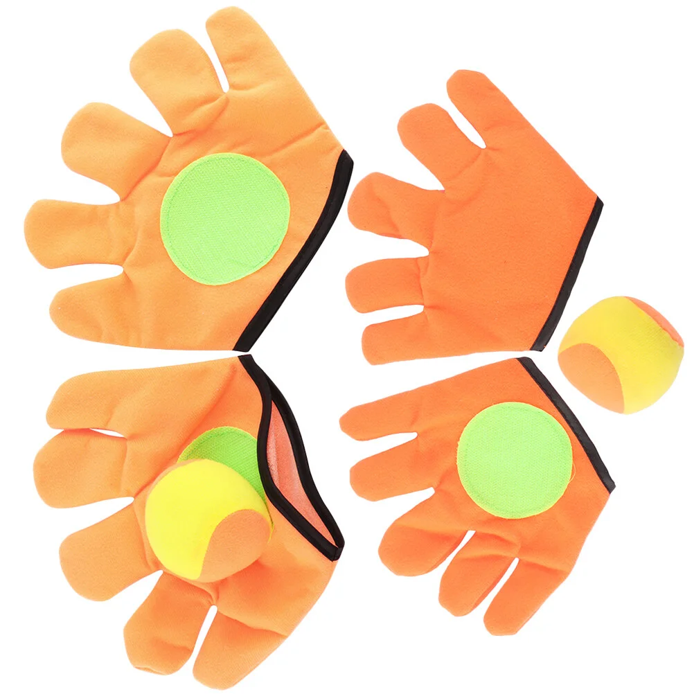 

2 Pairs Catch and Toss Game Catch Sports Game Set Outdoor Catch Throw Sucker Racket Sticky for Family Indoor Outdoor Game (