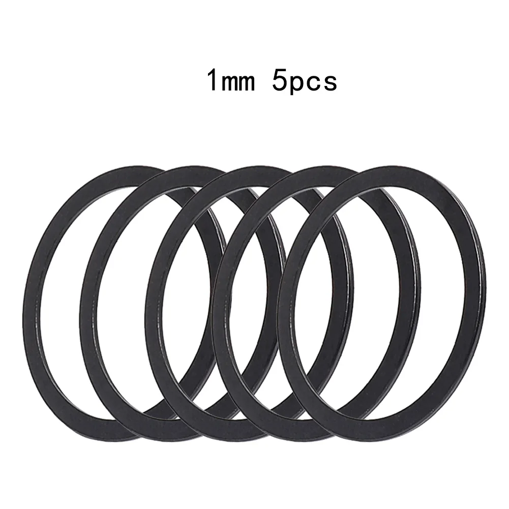 

5pcs Bike Axis Washers Aluminium Alloy Cassette Flywheel Hub Spacer Bicycle Axis Bottom Bracket Gaskets Cycling Accessories