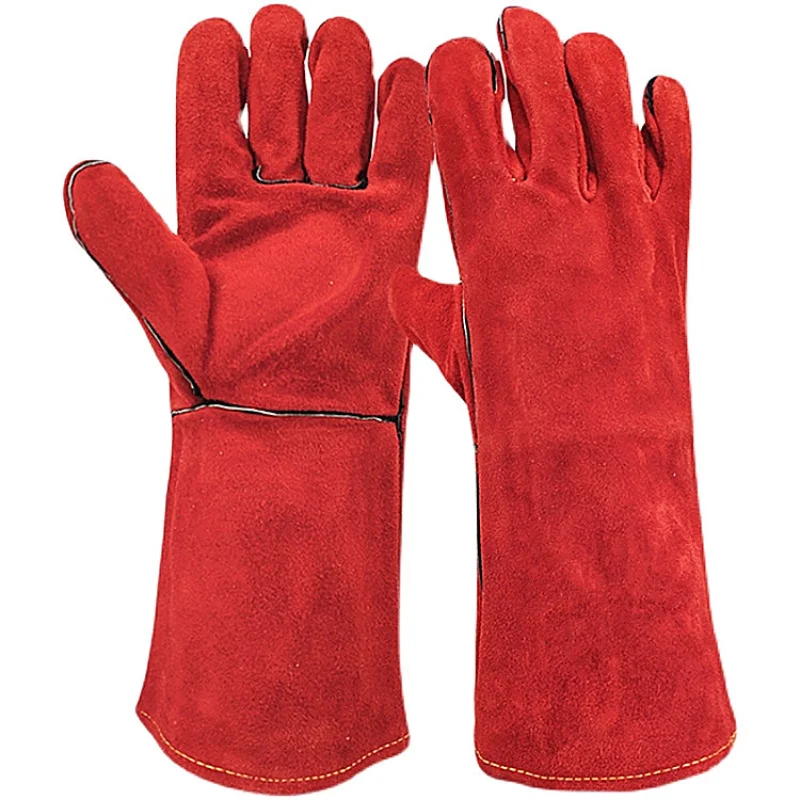 

Welding Gloves Heat Resistant Perfect for Cooking/Baking/Fireplace/Animal Handling/BBQ 33cm Wear resistant high temperature