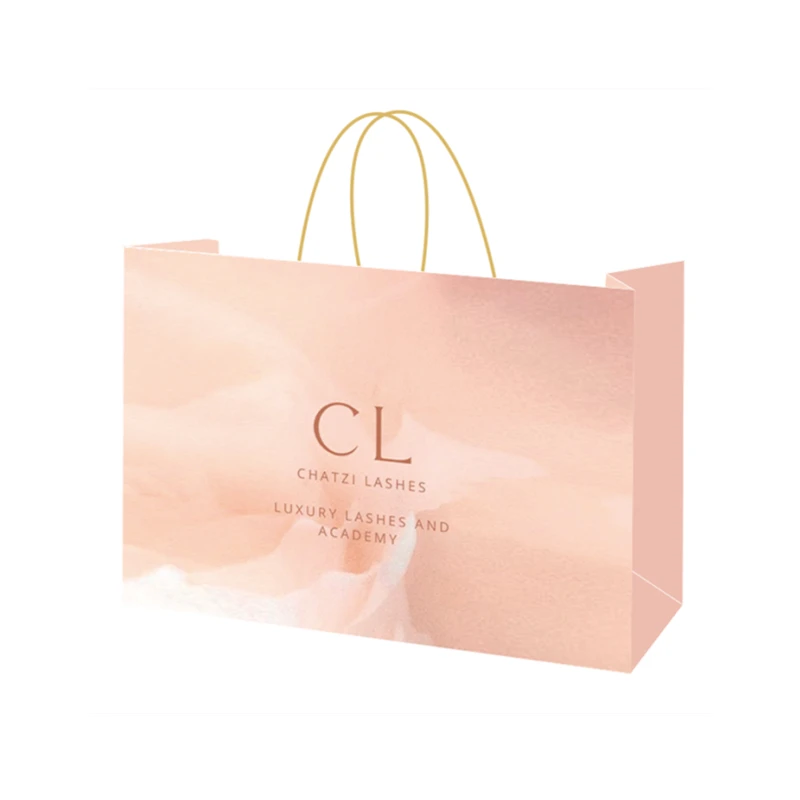 

CUSTOMIZED PAPER BAG ORDER for ae688767 from Canada 50 + 50 total 100 pieces