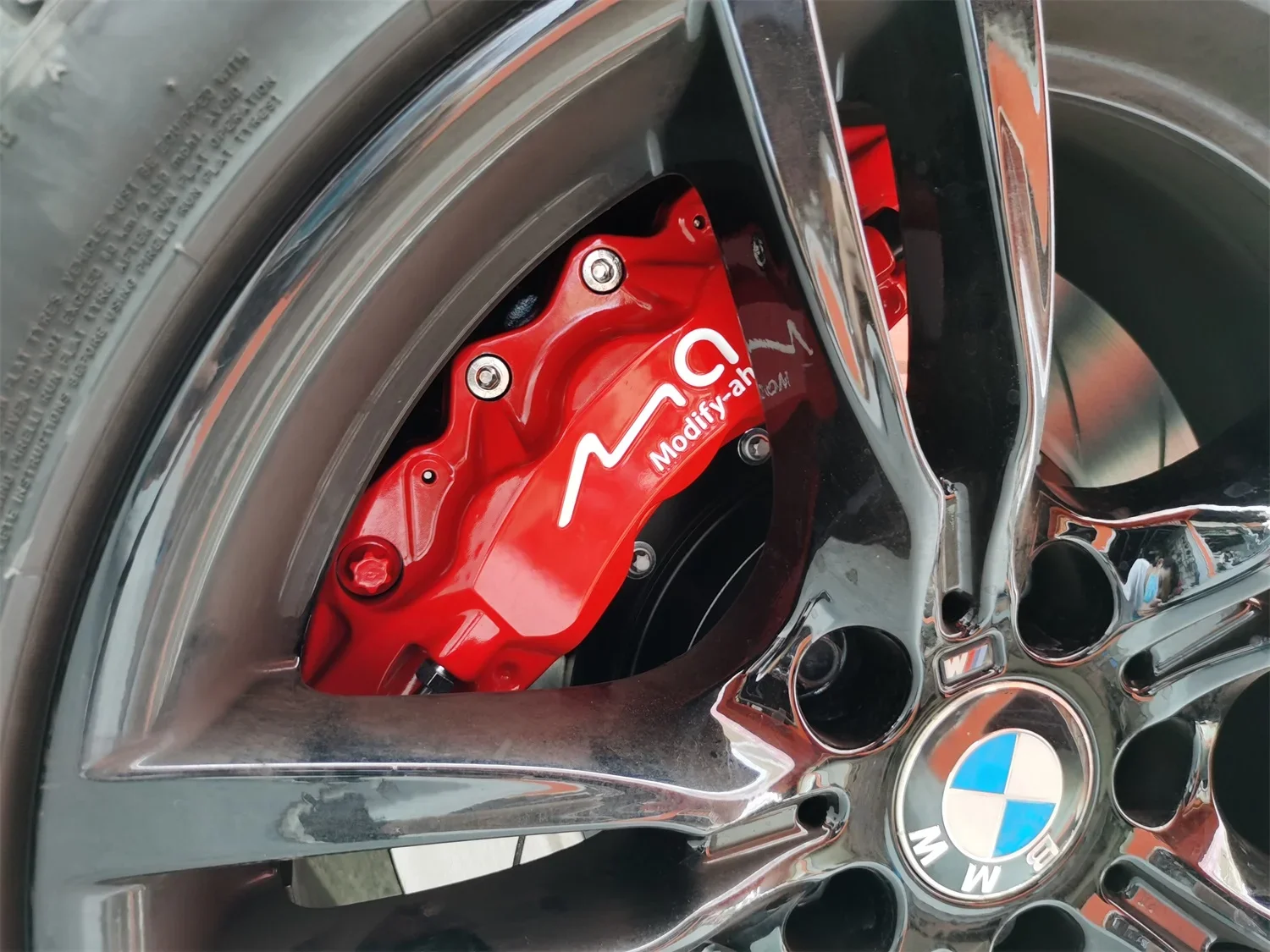 EDDYSTAR высокая прочность 18 Zoll Felge Vorne Großer 6 Kolben Bremssattel Mit 355*32mm Scheibe для BMW 3er F35