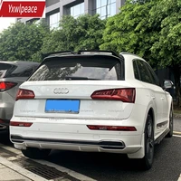 rear roof spoiler for audi q5 q5l 2018 2019 2020 2021 high quality abs gloss black or carbon fiber look trunk spoiler part