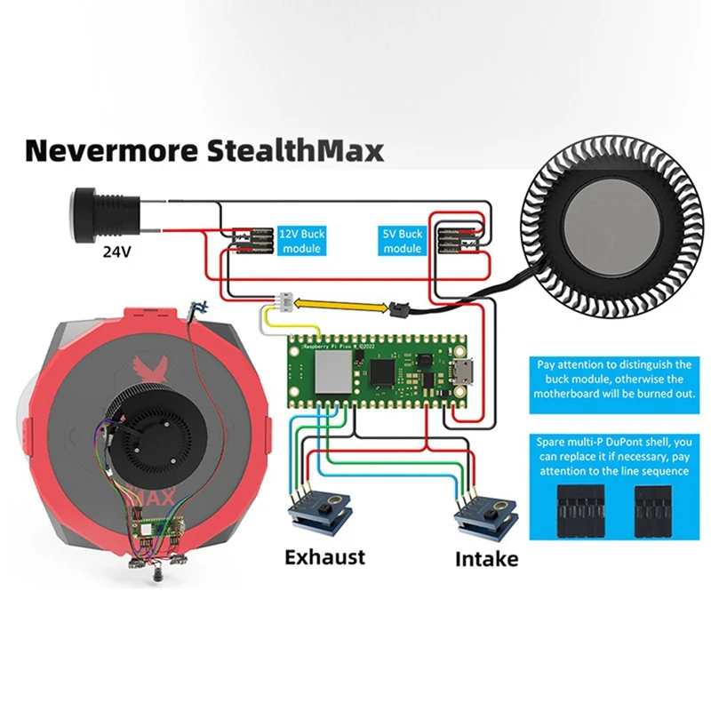 Очиститель воздуха Nevermore Stealthmax VORON высокоэффективный очиститель с поглощением