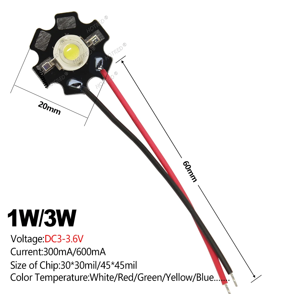 

Светодиодные модули OTCRREE 1W 3W