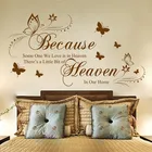 Виниловые Настенные Стикеры для семейного платья, персонализированные лозунги для дома, гостиной, спальни, крыльца, двери бабочки, декоративная аппликация, подарок