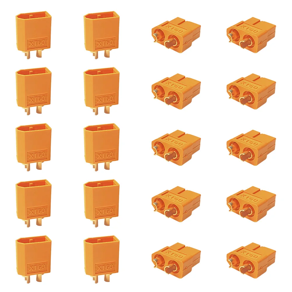 5/10 шт., разъемы XT60 для радиоуправляемых дронов