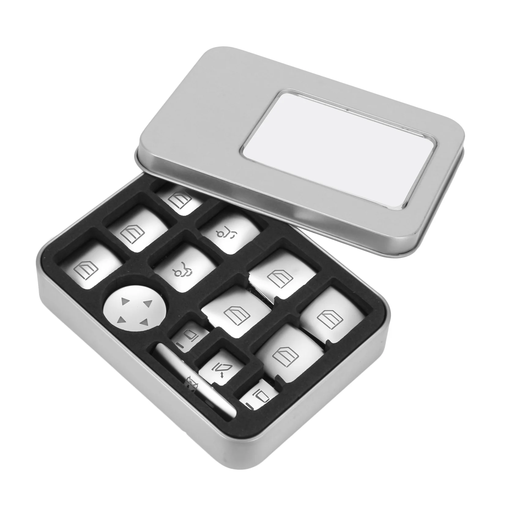 

Наклейка для кнопки подъема стекла автомобиля для Mercedes Benz B C E Gla Cla Glk Gl Ml Gle Class