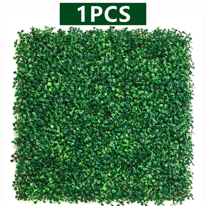 

Искусственные растения, 1 шт., 20X20 дюймов, задний фон для газона, защита от УФ излучения, искусственная живая изгородь, декор для заднего двора...