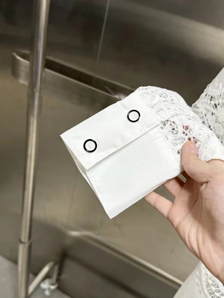 Женский Повседневный комплект из двух предметов VGH Однотонная рубашка с отложным