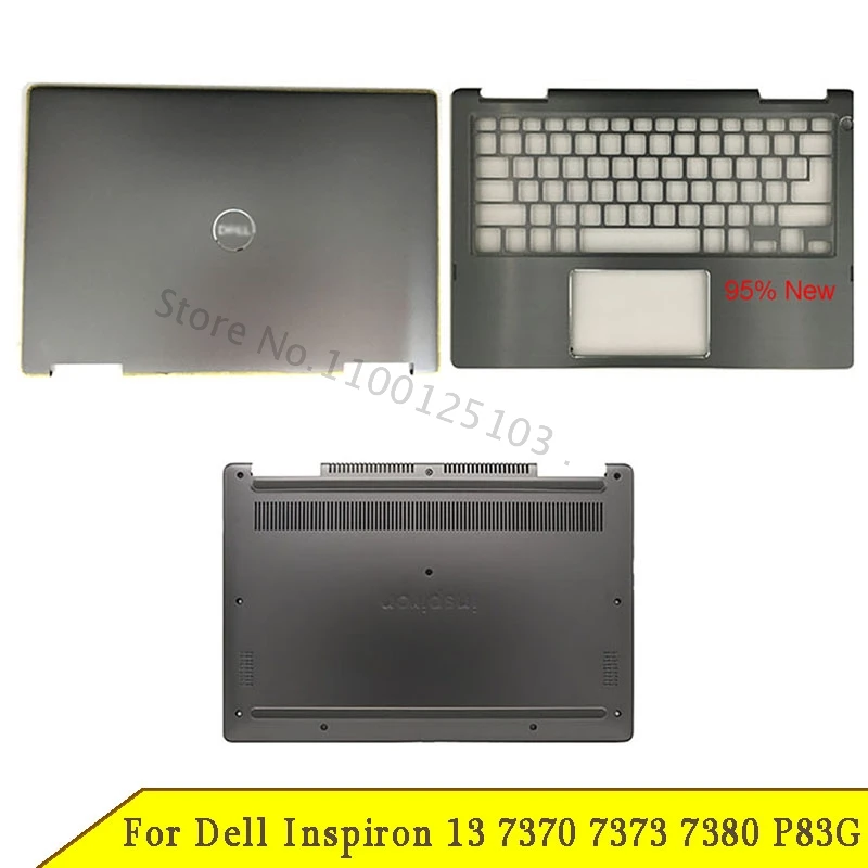 

NEW For Dell Inspiron 13 7370 7373 7380 P83G LCD Back Cover Palmrest Bottom Case Top Upper Case Grey A C D 0KTXPH 0P12RP 05VHWV
