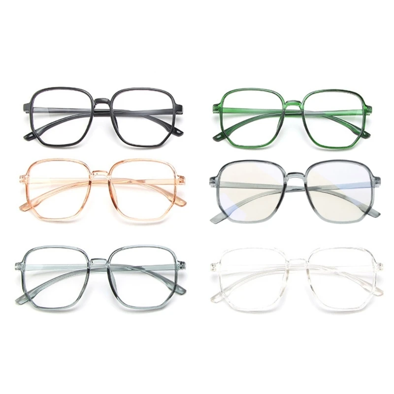 

Защитные очки для компьютера, классическая оправа большого размера, анти-синий свет, защитные очки для глаз, пылезащитные очки,