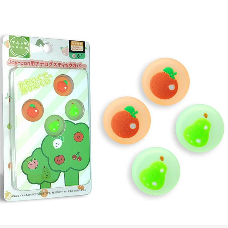 

For Nintend Switch/Lite Fruit Animal Crossing Hot Anime Gaming Theme Joystick Grips Cap Joycon Key Caps NS Protection Grips Cap
