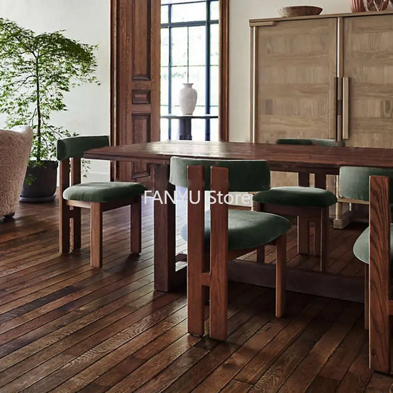 

Современные креативные дизайнерские обеденные стулья, деревянные обеденные стулья для спальни, минималистичные обеденные стулья, спинки, стулья для балкона, мебель WZ50DC