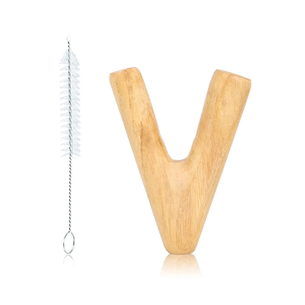 

Портативный V-образный деревянный семейный набор, Высококачественная деревянная трубка ручной работы, дымовой фильтр, подарок для мужчины, ...