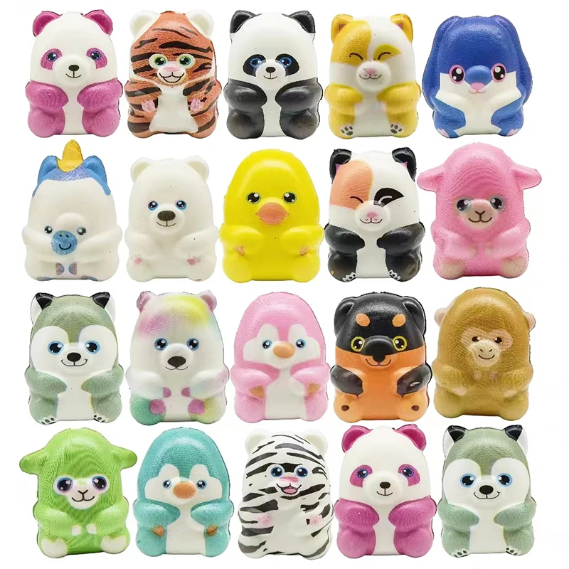 

6 шт./пакет, кавайные животные, моти, мягкие игрушки, снятие стресса, сувениры для дня рождения, классные призы, подарки, наполнители для подарков