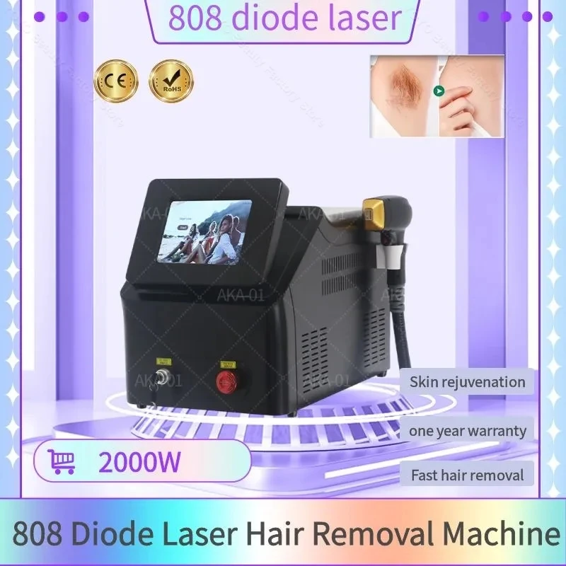 

2023 Latest ICE Three Wavelength 755nm 808nm 1064nm 808 Diode Laser 808 Freezing Point Painless Hair Removal