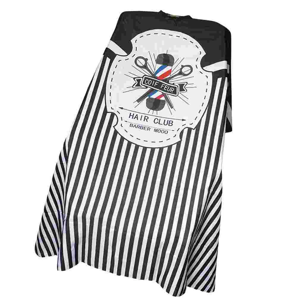 

Cape Stripe Hair Apron Salon Barber Cutting Cloth Capes Haircut Hairdressing Professional Color Stain Accessories Robe Client