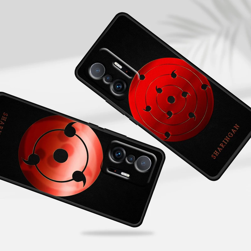 naruto hot anime sharingan for xiaomi mi 12 11 10 ultra 11t 10t pro lite 11i 10i 10s 5g tpu soft silicone black phone case cover free global shipping