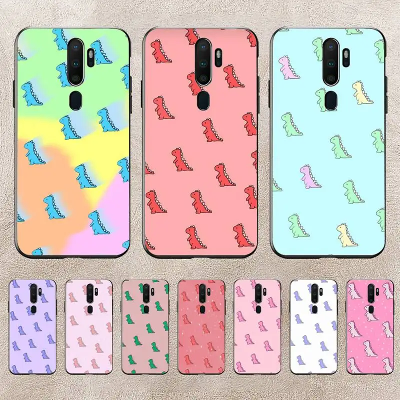 

Cute Little Dinosaur Phone Case For Redmi 9A 8A 6A Note 9 8 10 11S 8T Pro Max 9 K20 K30 K40 Pro PocoF3 Note11 5G Case