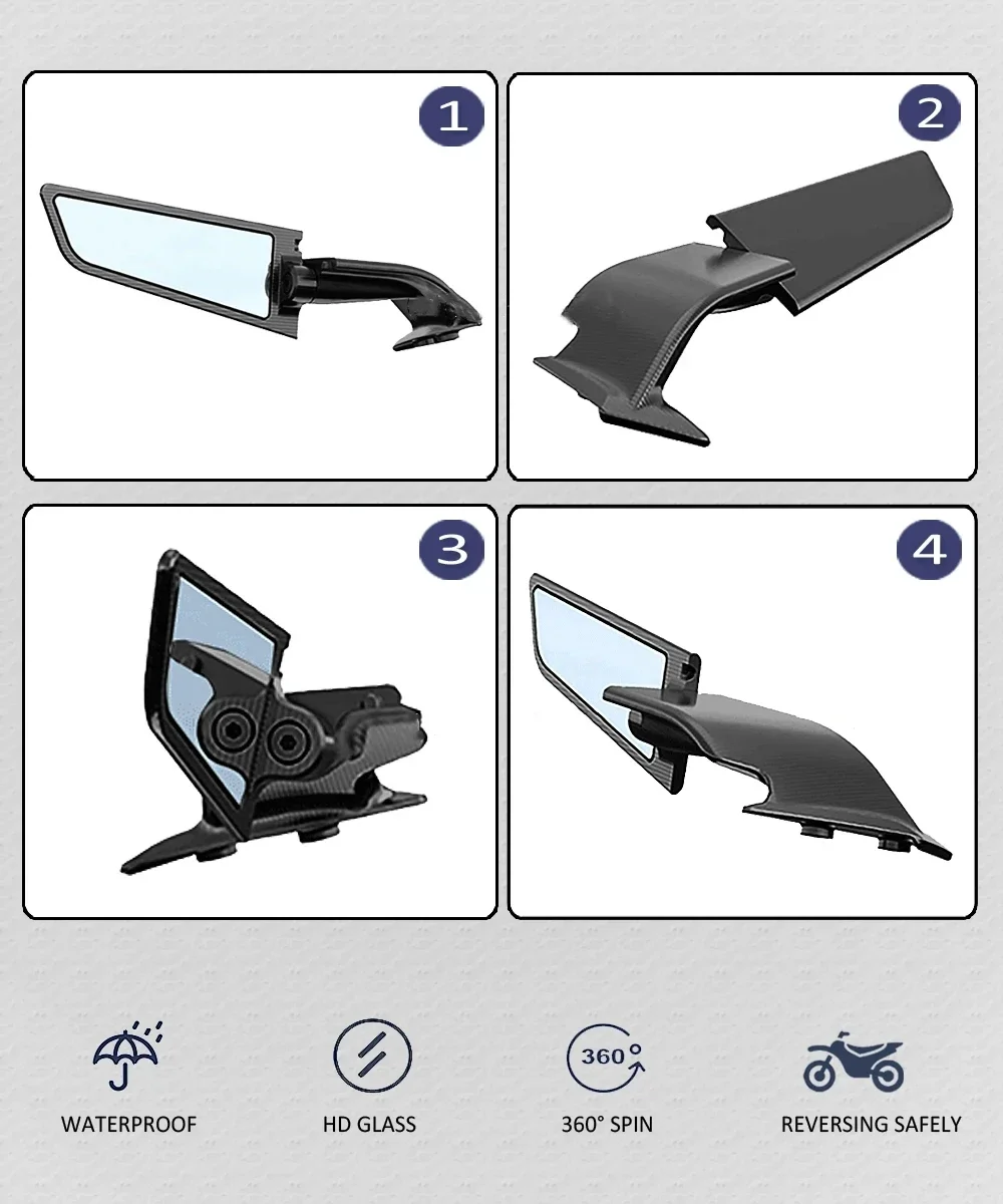 Для мотоциклетного зеркала заднего вида BMW RNINET R NINET nine T 2021-комплекты спортивных