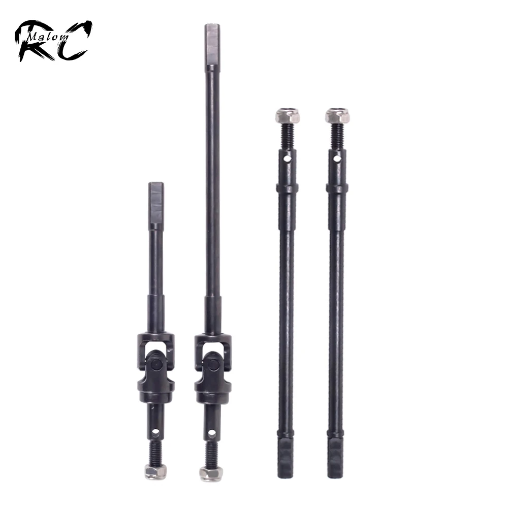 

Hardened AR90 Axle Front Universal Joint Driveshaft Rear Straight Shaft for 1/6 RC Crawler Axial SCX6 Jeep JLU Wrangler Upgrade