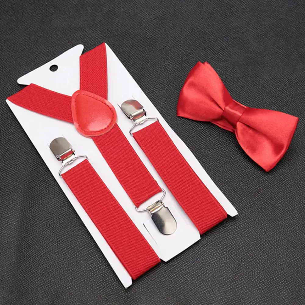 

Elastic Band with Integrated Versatile Kids' Bow Suspender Belt Fashionable Elastic Band for Festivals Special for Boys for All