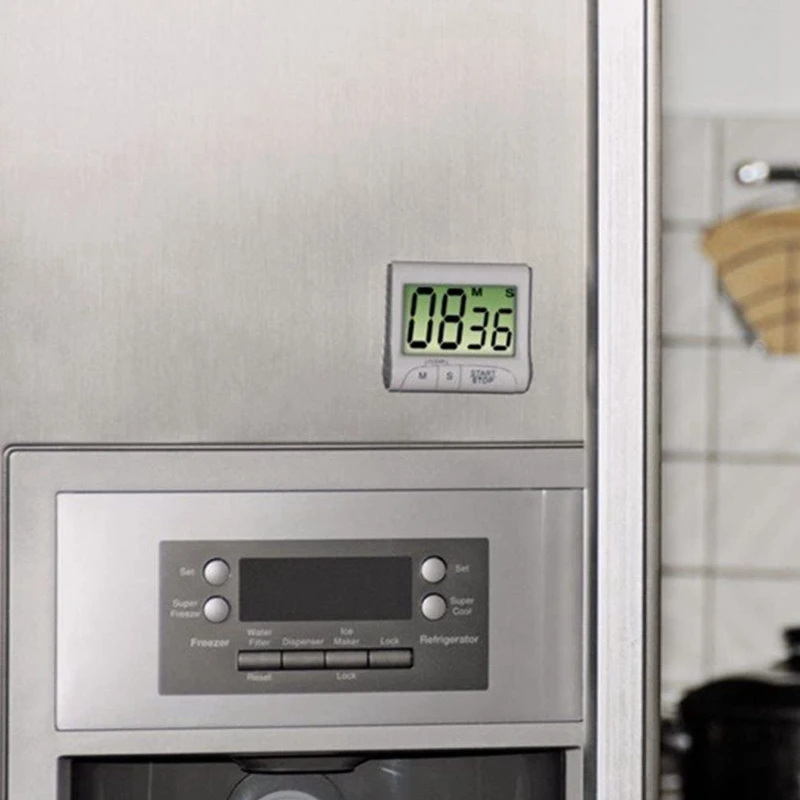 Цифровой кухонный таймер обратного отсчета очень большой дисплей сильный